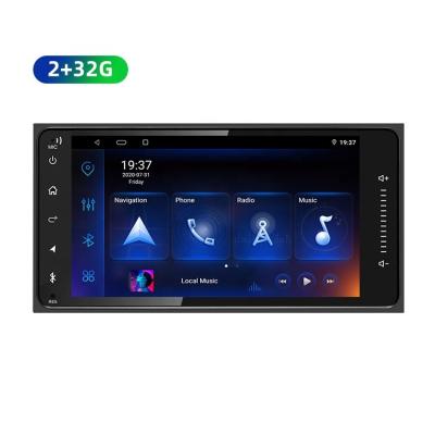 China 2021 Best Selling 7' Ram 2Gb ROM 32Gb BT Automotive Usb Fm For Toyota Dash Car DVD Player 2 Din Stereo for sale