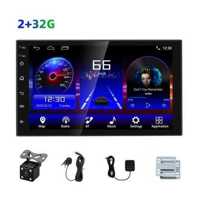 China Wholesale 7inch 1024*600 Resolution 2+32G Touch Screen Android Radio Multimedia Capacitive Car Remote Control Dual Din for sale