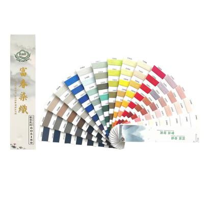 China Recycled compact color spinning card with more than 100 kinds of color for sale