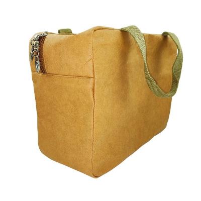 China Gift & Eco-friendly Craft Fashion Waterproof Kraft Paper Business Laptop Backpack Bag for sale