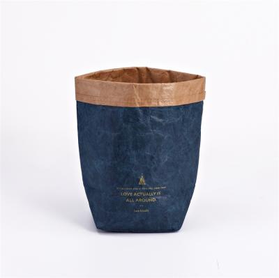 China Customizable Eco-friendly Storage Bag Factory Brush Bucket Cosmetic Tyvek Paper Bag for sale