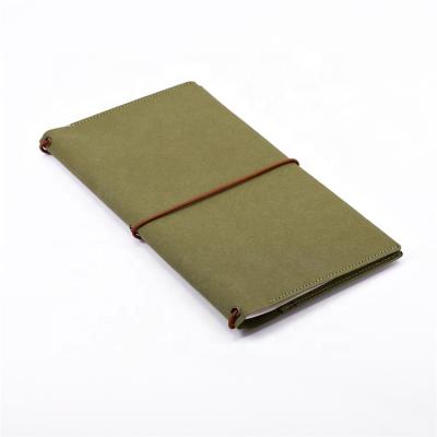 China Custom Recycled Journal Materials Notebook Cover Washable Eco-friendly Kraft Notebook for sale