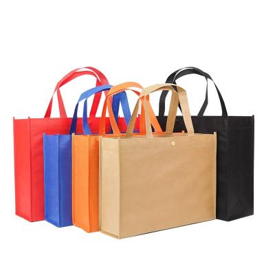 China Wholesale Laminated Non Woven Handled PP Bag Rpet Custom Reusable Grocery Bags Eco Friendly Shopping Bag for sale