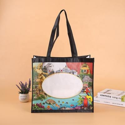 China Wholesale Laminated Customized Printing Handled Non Woven Supermarket Eco-Friendly Tote Shopping Bag Reusable Shoe for sale