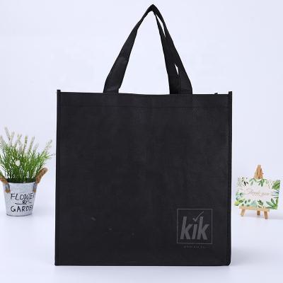 China Reusable Eco-Friendly Recycled Laminated Nonwoven Material Shopping Handled Tote Bag Wholesale Custom Logo RPET for sale