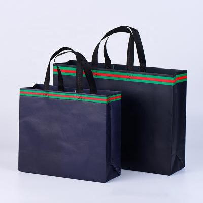 China Wholesale promotional newcomers handled customized colors eco tote non woven recyclable non woven shopping bag bags for sale