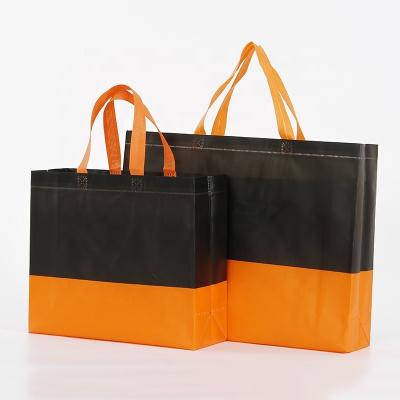 China Wholesale Promotional Fashion Handled Luxury Eco Friendly PP Laminated Custom Shopping Non Woven Tote Bag Promotional Bags for sale