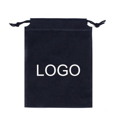 China Wholesale Drawstring Custom Printed Logo Gift Non Woven Drawstring Cloth Bag Non Woven Drawstring Shoes Dust Bag for sale