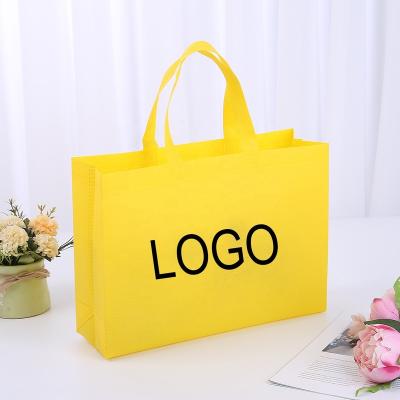 China Recyclable Wholesale Custom Printing Promotion Laminated Non Woven Bag Shopping Bag Cute Reusable Shopping Bag for sale