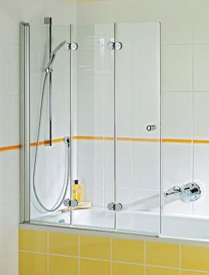 China Easy Cleaning Shower Door Glass Transparent Obscure Pattern for sale