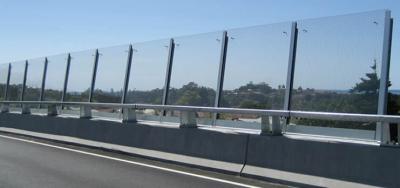 China Highway Fence Safety Glass Panel , PVB Laminated Safety Glass for sale