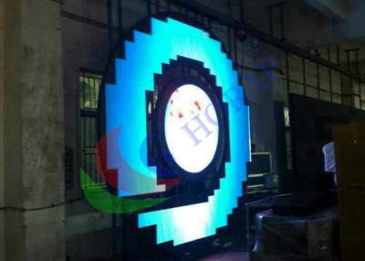 China 4mm Pixel Pitch Indoor Full Color Custom Flexible Led Display  , High Brightness Led Mesh Screen for sale