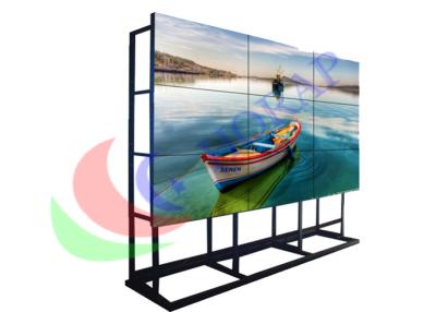 China Super Slim Video Wall Panels , Stand Floor Big Advertising Zero Bezel Video Wall for sale