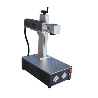 China Laser Engraving Raycus Desktop Mini Air Cooling Fiber 20W 30W 50W High Quality Fiber Laser Marking Laser Marking Machine for sale