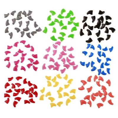 China New FASHION Jc001 Cat Nail Soft Paws Colorful Soft Cat Claw 20PCS/lot With Free Adhesive Glue Size XS S M LGift For Pet for sale