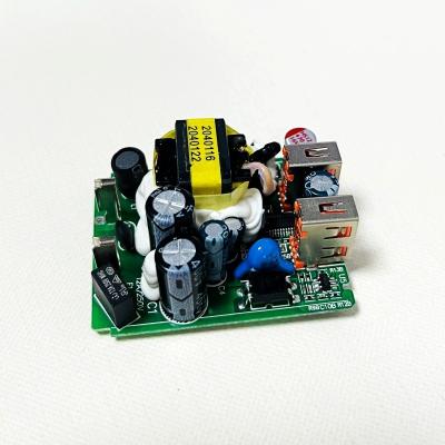 China Usb Wall Charger Board Pcba Socket PO-CH-009 for sale