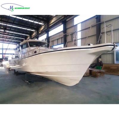 China High Speed ​​Aluminum Express Boats Fishing Boat New Design 13.5m 300hp *2 For Sale CE CCS forcustomers MS Aluminum boat for sale