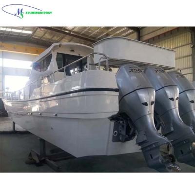 China Customized Sea Fishing Aluminum Boats For Sale CE 13.5m 400hp CCS For Customers MS Aluminum Boat Manufacturer for sale