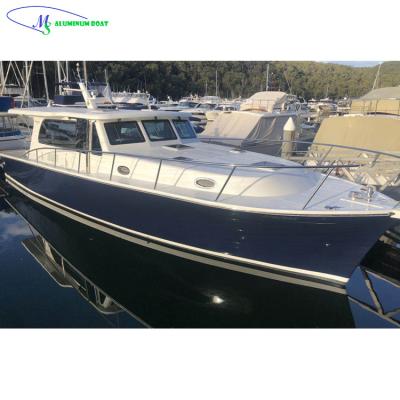 China 2021new Design MS Aluminum Boat Customized Cabin Cruiser For Sale 14.2m 250hp For Sale CCS CE Certificates For Europe Customers for sale