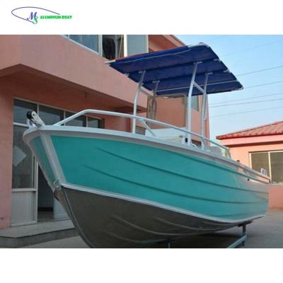 China Customized 2021new arrival 5.00m 60hp MS aluminum boat center console manufacture for sale CCS CE certificates for all customers in the world for sale