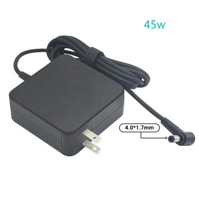 China Hot Sales Laptop 45W 19V 2.37A Travel Laptop Wall Charger Power Adapter Notebook Charger For Asus for sale