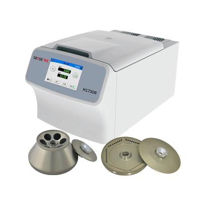 China Micro- Buizenpcr de Buis centrifugeert Machine, Gekoelde centrifugeert de Hoge snelheid H1750R Te koop