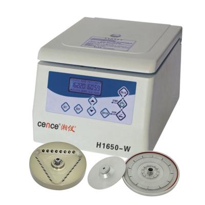 China H1650-w de Micro van de Tafelbladhoge snelheid centrifugeert met Hematocrit Rotor Te koop