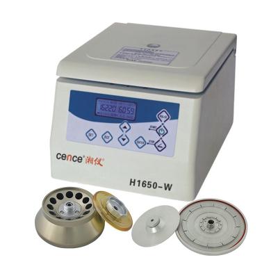 China Low Noise Digital Centrifuge Machine H1650-W Laboratory Tabletop Centrifuge for sale