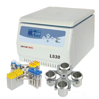 China Lab Centrifuge L530 Low Speed Blood Centrifuge With Swing Out Rotor en venta