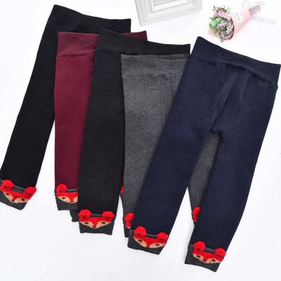 China New Style Kids Antibacterial Fashion Casual Cartoon Animal Pants Autumn Winter Baby Gaiters for sale