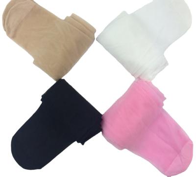 China Antibacterial Thin Core-spun Children's Tights 6color Yarn Dance Leggings Girl Silk Stockings Pantyhose for sale