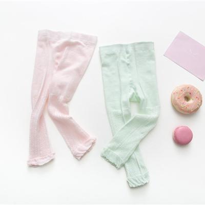 China New Next OEM Design Plain Color Kids Antibacterial Cotton Breathable Tights Legging for sale