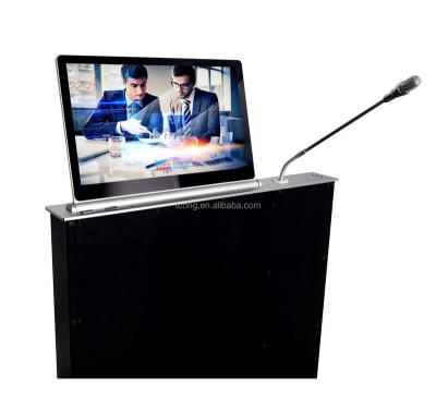 China Motorized Aluminum Alloy Monitor Lift For Meeting Room 18.4 Inch for sale