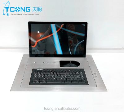 China Display CE Approval Tiancong LCD Flip Up Monitor Lift LCD Monitor Lift 15.6/17.3/18.4/21.5 inch for sale