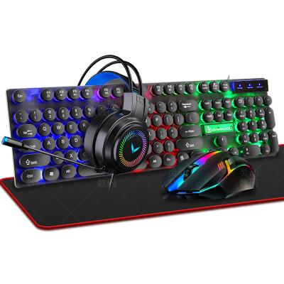 China 2021 General Gamer RGB Keyboard and Keyboard Combo Mouse Sale Wired Hor Combo and Mobile Computer Mouse for sale