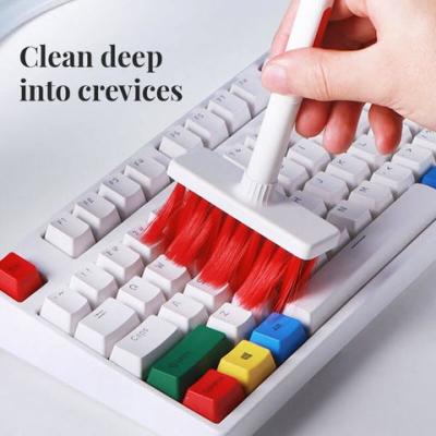 China Mechanical Computer Keyboard Tool Key Top Puller Switch Puller Remover with 2 Pcs Keyboard Brush Cleanning Kit for sale