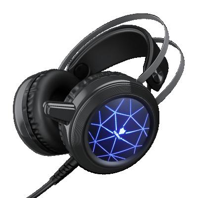 China NUBWO N1 Headband Stars Black Color Dual 3.5 +USB Illuminated Gaming Earphone For Mobile for sale