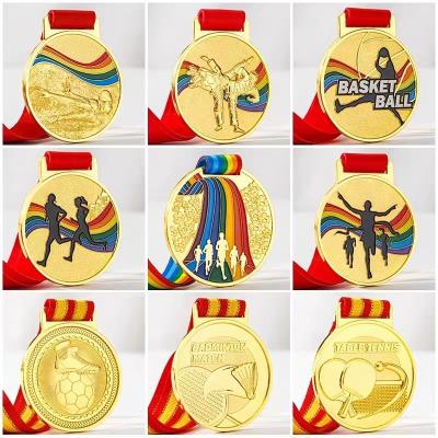 China wholesale custom metal medal promotional sports medal for sale