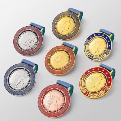 China Zinc Alloy Embossing Personalised Sports Medals Gifts Custom Academic Medals for sale