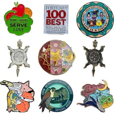 China Custom Manufacturer Metal Lapel Pin Custom Soft Hard Enamel Pin for sale