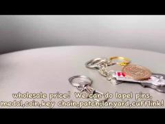 Custom your own logo metal key chain