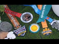 Gold Academic Military Customized Medal Online 3D  Engraved Sports Medals