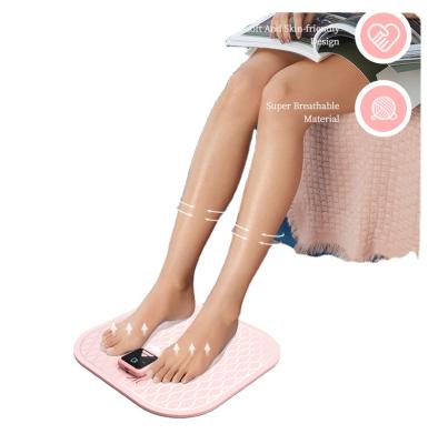 China Wireless Remote Control High Quality Smart EMS Vibrating Electric Foot Massager Machine Improve Blood Circulation Foot Massager for sale