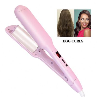 China Portable Professional Mini Hair Curler Classic Deep Wave Ceramic Design Hair Curling Iron Rotating Hair Curler for sale