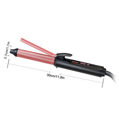 China Amazon Portable Hot Salon Negative Ion Magic Wand Far Infrared Curling Home Use 26MM Automatic Hair Curler Curling Iron Wand for sale