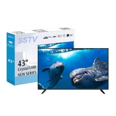 China Home/Hotel/Project TV Manufacturer Smart Tv 43inch Ultra HD 4K LED Tv Television 43 Inch Smart Tv for sale