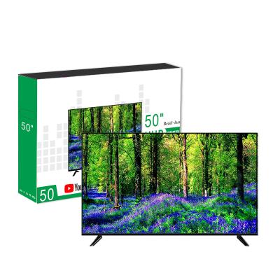 China Home/Hotel/Project TV Wholesale 50 Inch UHD 4K LED Tv Television Flat Screen Tv 50 Inch Smart Tv for sale