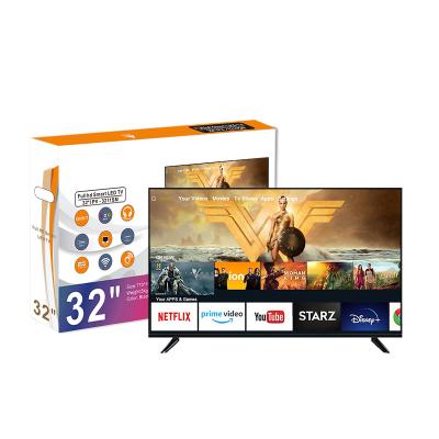 China Home/Hotel/Project TV 32 Inch FHD 1080p LED Tv Television Flat Screen Panel DVB T2S2 Digital Smart Tv for sale