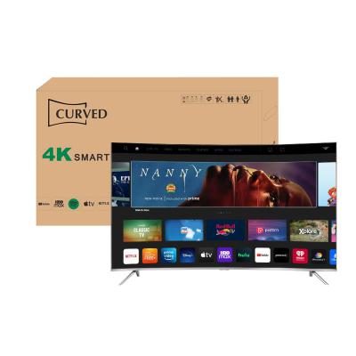 China Home / Hotel / Project TV 55 inch 4K Full Curved LED Display TV 55 inch Smart TV for sale