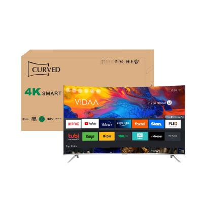 China Home/Hotel/Project Factory Price 50 Inch Curve LCD LED TV Custom 50 Inch 4K Smart TV Curved TV for sale